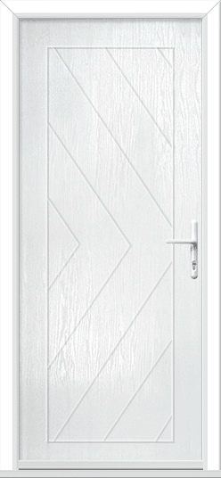 Herringbone Solid Left GRP Composite Door