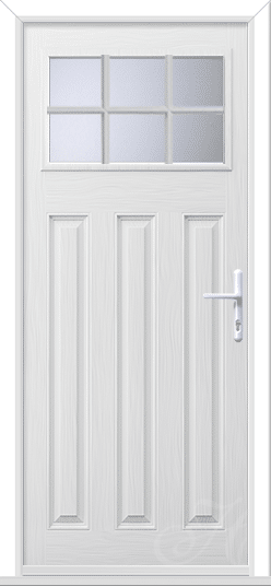 Lakewood 1 Georgian Bar GRP Composite Door