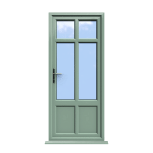 Liverpool - Chartwell Green Double Glazed uPVC Door Supply Only