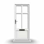 Liverpool - White Double Glazed uPVC Door Supply Only