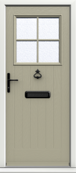 Merion 4 Grid Farmhouse Premium Clay Premium On White