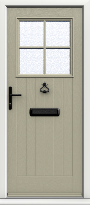 Merion 4 Grid Farmhouse Premium Clay Premium On White