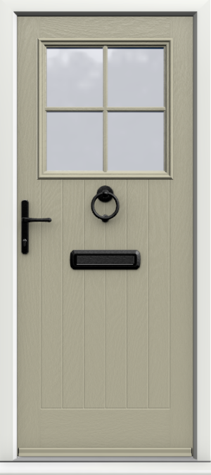 Merion 4 Grid Farmhouse Premium Clay Premium On White