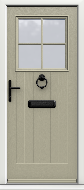 Merion 4 Grid Farmhouse Premium Clay Premium On White