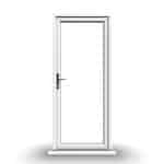 Norwich - White Fully Glazed uPVC Door Supply Only