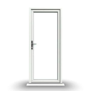 Norwich - White Fully Glazed uPVC Door Supply Only