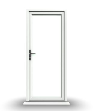 Norwich - White Fully Glazed uPVC Door Supply Only