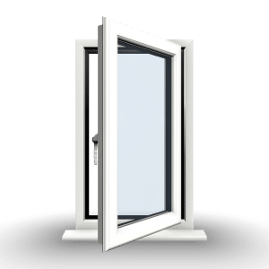 One Section uPVC Window Right Hung Opener