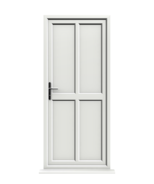 Peterborough - White Panel uPVC Door Supply Only