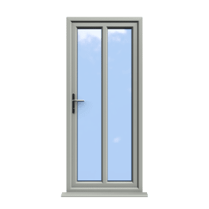 Reading - Agate Grey On White uPVC Door Supply Only