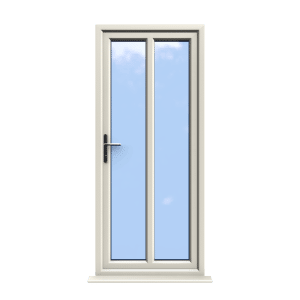 Reading - Cream On White uPVC Door Supply Only