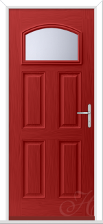 Red Alpine 1 GRP Composite Door
