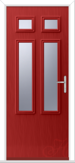 Red Flush Lancia 4 GRP Composite Door