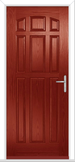 Red Impala Solid GRP Composite Door