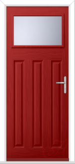 Red Lakewood 1 GRP Composite Door