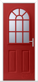 Red Snipe 1 Geo Bar GRP Composite Door