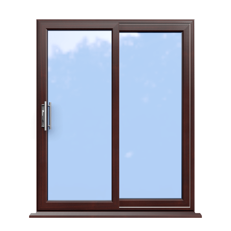 Rosewood uPVC Patio Door Slider Supply Only Rosewood uPVC Patio Door Slider Supply Only