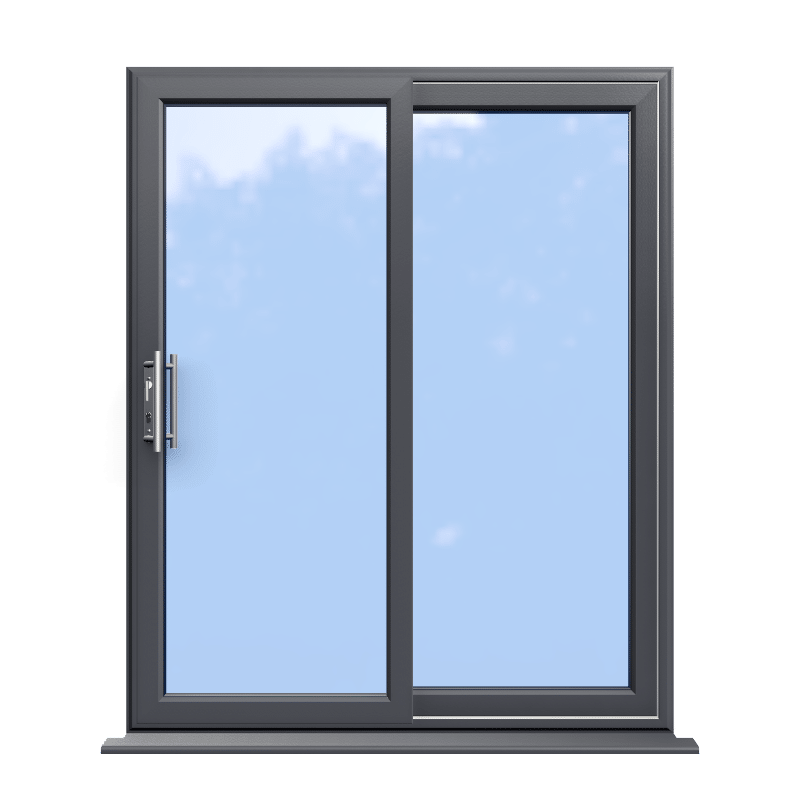 Slate Grey uPVC Patio Door Slider Supply Only Slate Grey uPVC Patio Door Slider Supply Only