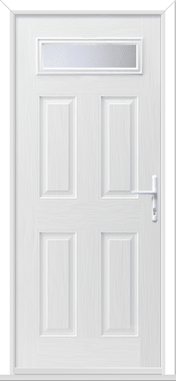 White Sorpasso 1 GRP Composite Door