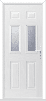 White Sorpasso 2 GRP Composite Door