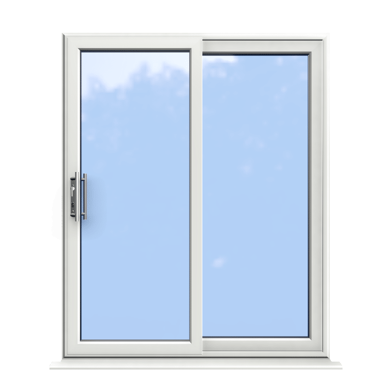 White uPVC Patio Door Slider Supply Only White uPVC Patio Door Slider Supply Only