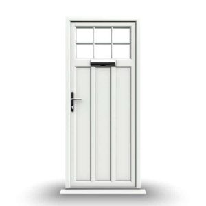 York - White Double Glazed uPVC Door Astragal Bar Supply Only