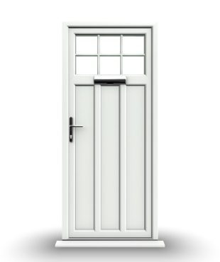 York - White Double Glazed uPVC Door Astragal Bar Supply Only