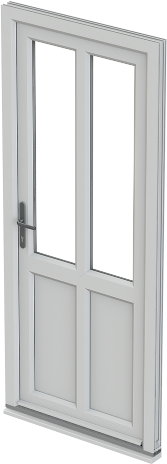 Picture of a standard uPVC Back Doors on a website header