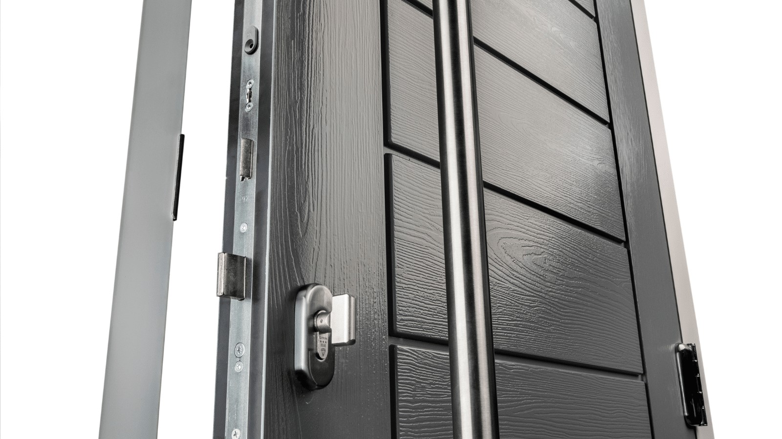 Composite front door with multi-point locking system UK.